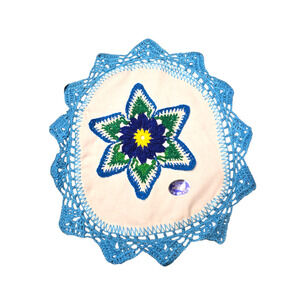 Rubylishious 
Handmade Embroidered Tortilla Warmer – Mexican Artisan Craft
Made